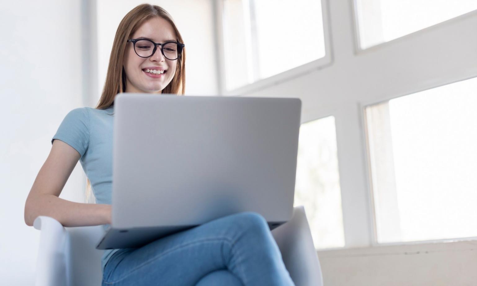 Professional financial analysis workspace with documents and charts